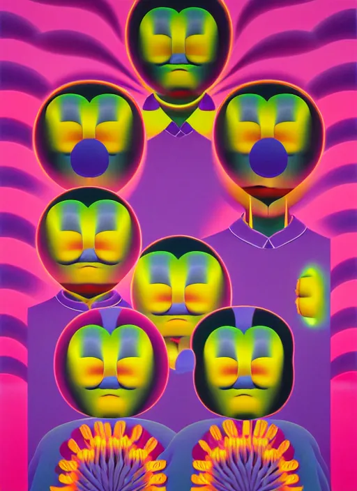 Image similar to flower men by shusei nagaoka, kaws, david rudnick, airbrush on canvas, pastell colours, cell shaded, 8 k