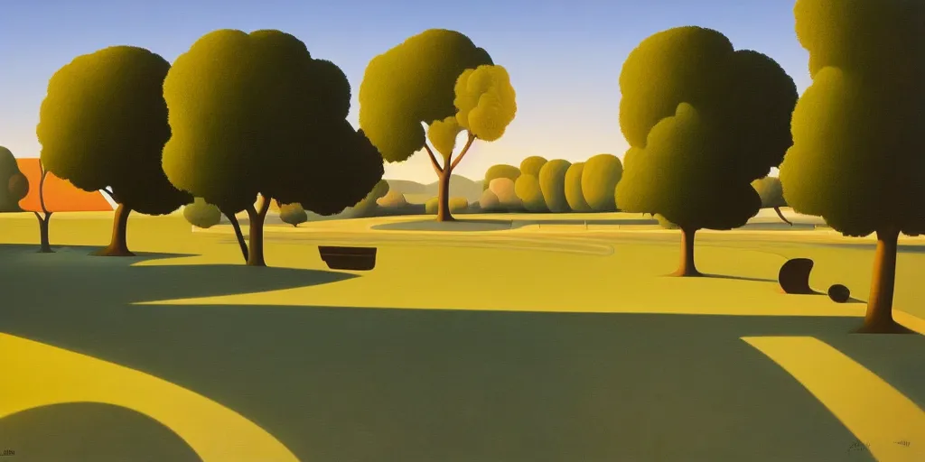 Image similar to dreaming, summer evening, kenton nelson