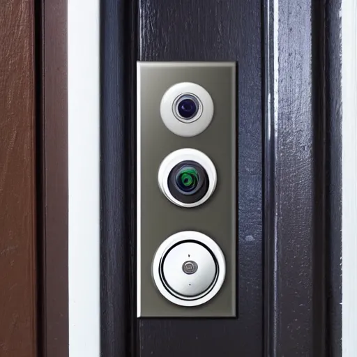 Prompt: ring doorbell footage of an alien