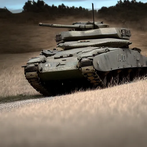 Image similar to panzer tank, cinematic photography, 4k