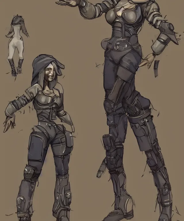Prompt: full body concept art of a psychic in the style of fallout / pathfinder trending on artstation deviantart pinterest detailed realistic hd 8 k high resolution