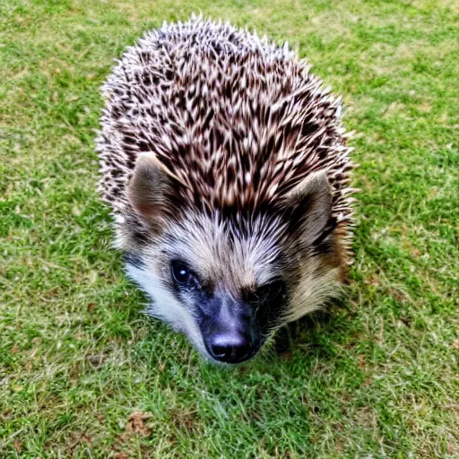 Prompt: a dog and a hedgehog as one animal.