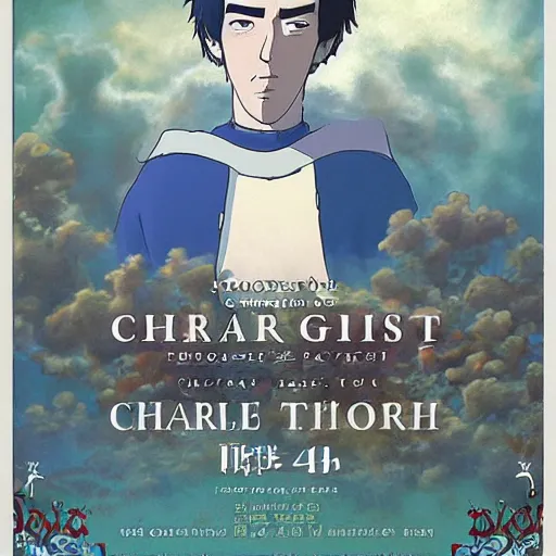 Prompt: portrait of charles 4 th in a miyazaki movie