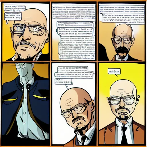 Image similar to saitama as walter white