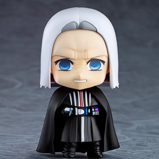 Prompt: nendoroid darth sidious emperor palpatine, detailed, custom