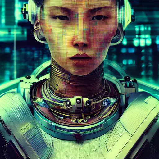 Image similar to hyperrealistic portrait of a woman monster astronaut, full body portrait, well lit, intricate abstract. cyberpunk, intricate artwork, by Tooth Wu, wlop, beeple. octane render,in the style of Jin Kagetsu, James Jean and wlop, highly detailed, sharp focus, intricate concept art, digital painting, ambient lighting, 4k, artstation