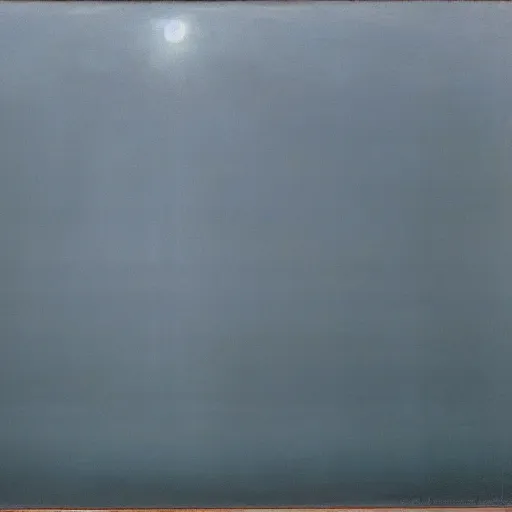 Image similar to the abstract painting'arctic void ', by caspar david friedrich, by rothko