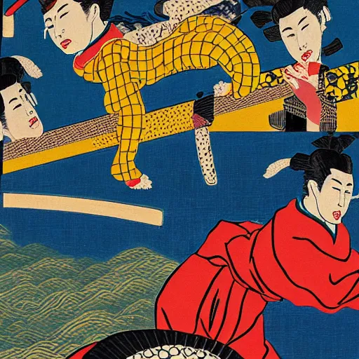 Image similar to post impressionism meets pop art meets ukiyo - e