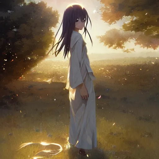 anime clannad by greg rutkowski, Stable Diffusion