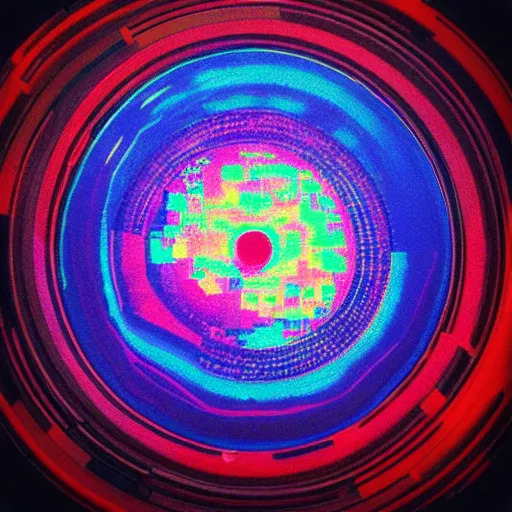 Prompt: “laserdisc abstract art”