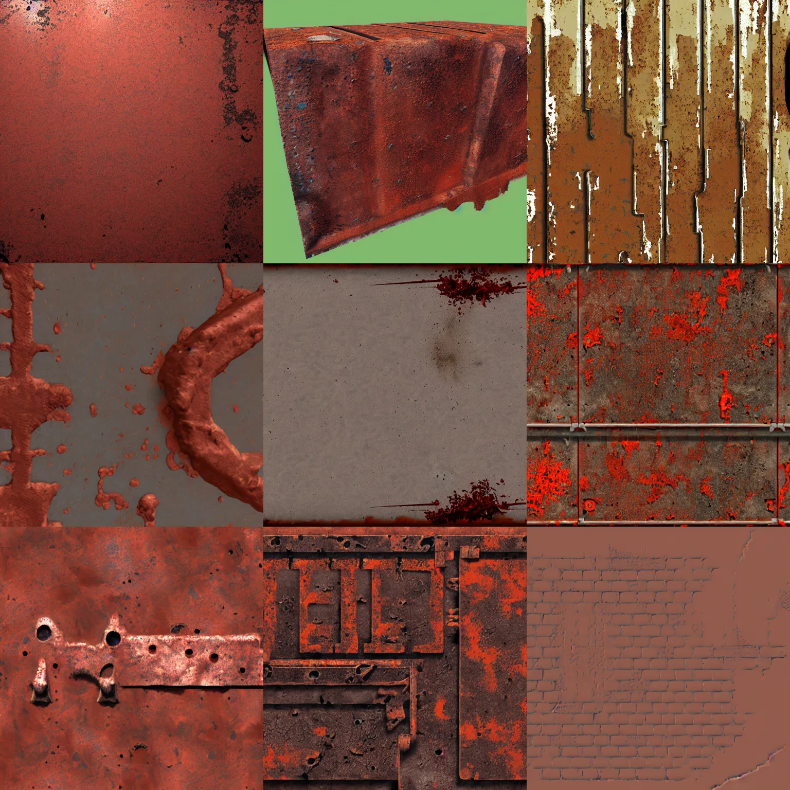 Prompt: rust.png texture