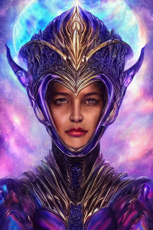 Prompt: Beautiful Alien queen, galaxy crown, artgerm, portrait, realistic photo by Yaşar VURDEM , ArtStation, disney colors, artstation, character concept art. symmetrical, epic composition, golden ratio, rule of thirds highly detailed, intricate, ,award winning artwork, trending on artstation, high quality printing, fine art with subtle redshift rendering