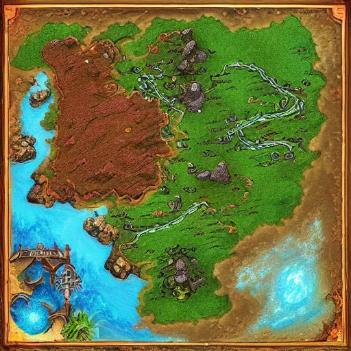 Prompt: azgaar's fantasy map generator