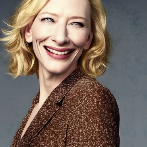 Image similar to cate blanchett , comedy, movie poster,
