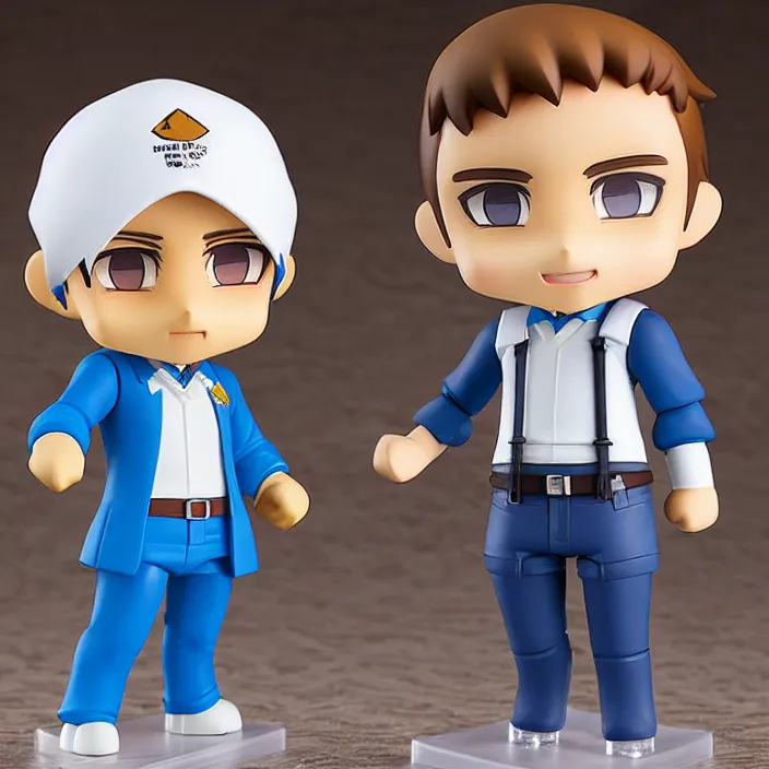 Prompt: jerma 9 8 5, an anime nendoroid of jerma 9 8 5, figurine, detailed product photo