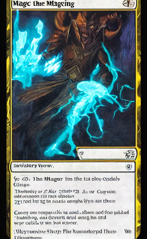 Image similar to magic the gathering card