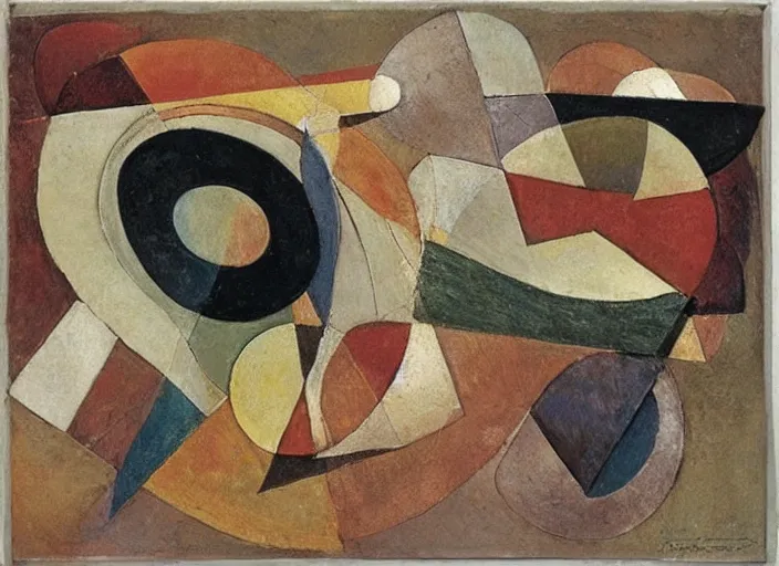 Image similar to an artwork by kurt schwitters, organic shapes, earth colors