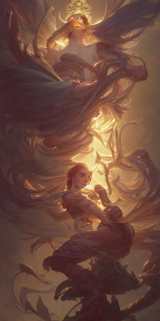 Prompt: book of job, league of legends, intricate, highly detailed, digital painting, hyperrealistic, artstation, concept art, smooth, sharp focus, illustration, Unreal Engine 5, 8K, art by artgerm and greg rutkowski and alphonse mucha, by Jesper Ejsing