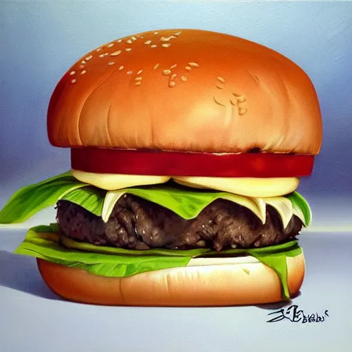 Prompt: Gene Belcher from Bobs Burguer hyperrealistic painting detailed