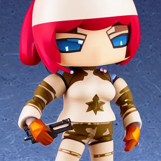 Image similar to ak 4 7, nendroid, stephen bliss style