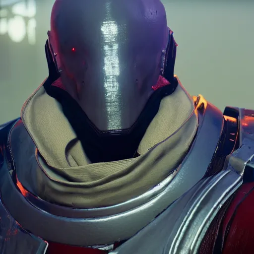 Prompt: beautiful portrait of zavala in destiny 2, ultra detailed, hyper realistic, unreal engine, ray tracing 8 k