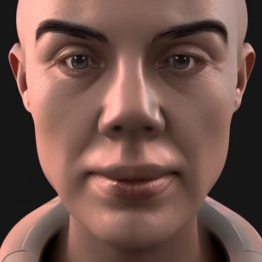 Image similar to a face on detailed portrait cybernetic enhanced rubber ducky, 3 d unreal engine render