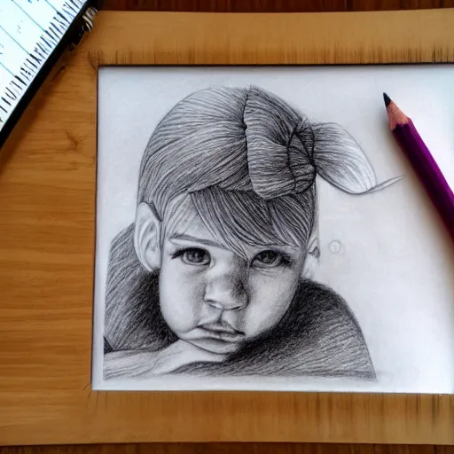 Image similar to pencil drawn peacuful mind