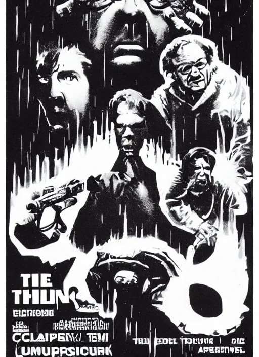 Prompt: film the thing alternative poster