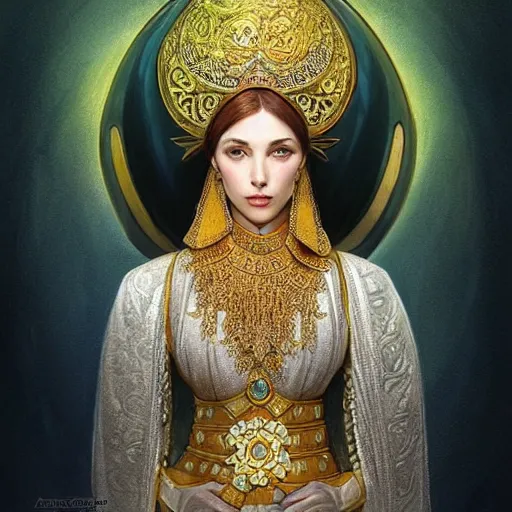 Image similar to portrait of ottoman sultan gog, female, clear face, symetrical, masculine, full body, 4 k, fantasy, intricate, elegant, highly detailed, digital painting, artstation, concept art, matte, sharp focus, illustration, art by artgerm and greg rutkowski and alphonse mucha