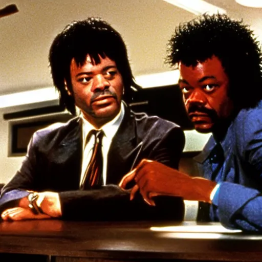 Image similar to bill murray plays jules winnfield in pulp fiction