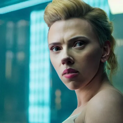 Image similar to a still of Scarlett Johansson in Altered Carbon (2018)