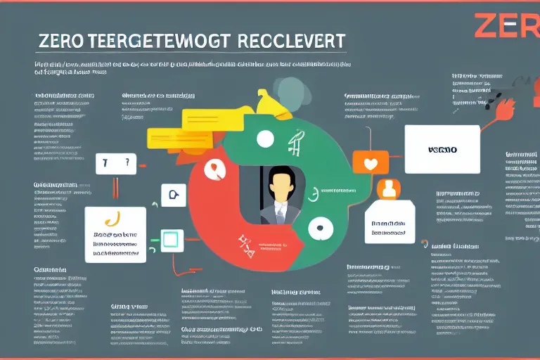 Prompt: explainer graphic for how zero knowledge technology works