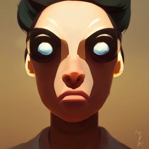 Image similar to face icon stylized minimalist pax, loftis, cory behance hd by jesper ejsing, by rhads, makoto shinkai and lois van baarle, ilya kuvshinov, rossdraws global illumination