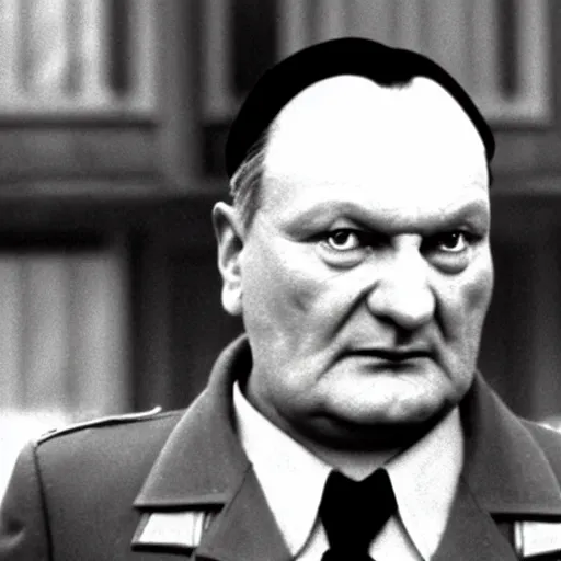 Image similar to herman goering in postman pat, bbc