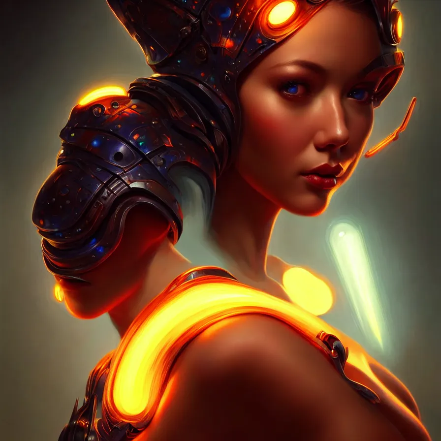 Image similar to epic professional digital art of 👽, intriguing, global lighting, detailed, hdr, 4 k, dorian cleavanger, artgerm, gil elvgren, best on artstation, cgsociety, wlop, pixiv, stunning, gorgeous, much wow, cinematic, masterpiece