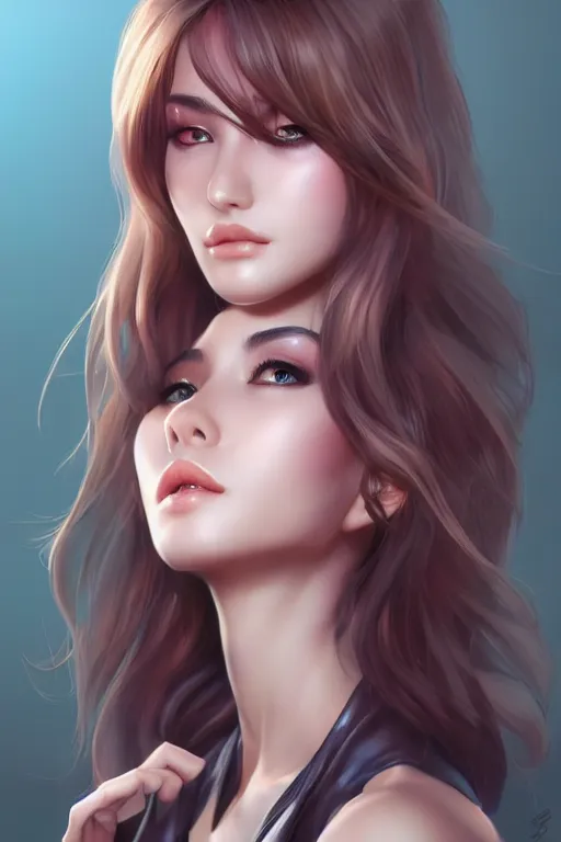 Prompt: a beautiful girl， by Artgerm Lau，hyperdetailed, trending on artstation, trending on deviantart