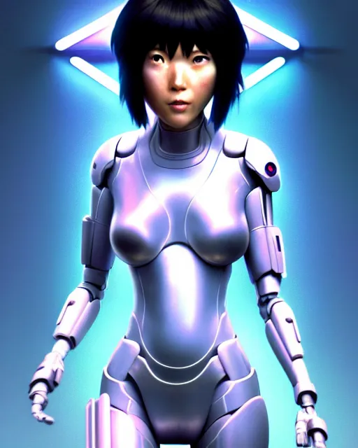 Image similar to weta disney pixar movie still portrait photo of motoko kusanagi ghost in the shell : : as cyborg woman by pixar : : by weta, wlop, ilya kuvshinov, rossdraws, artgerm, marvel, maxim cover, latex, octane render, sweaty, iridescent, bright morning, anime, liosh, mucha : :