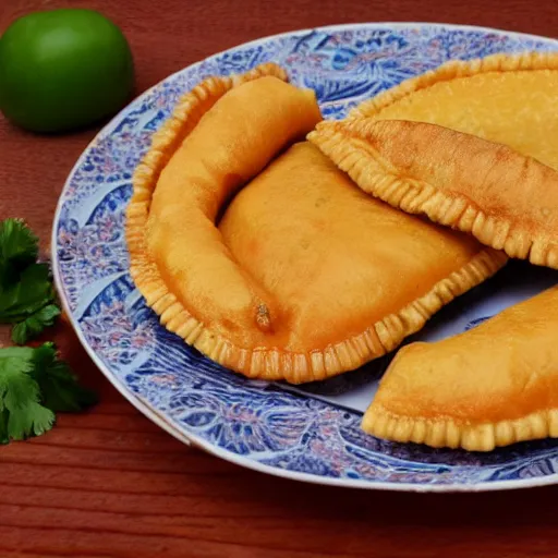 Prompt: empanada de polenta