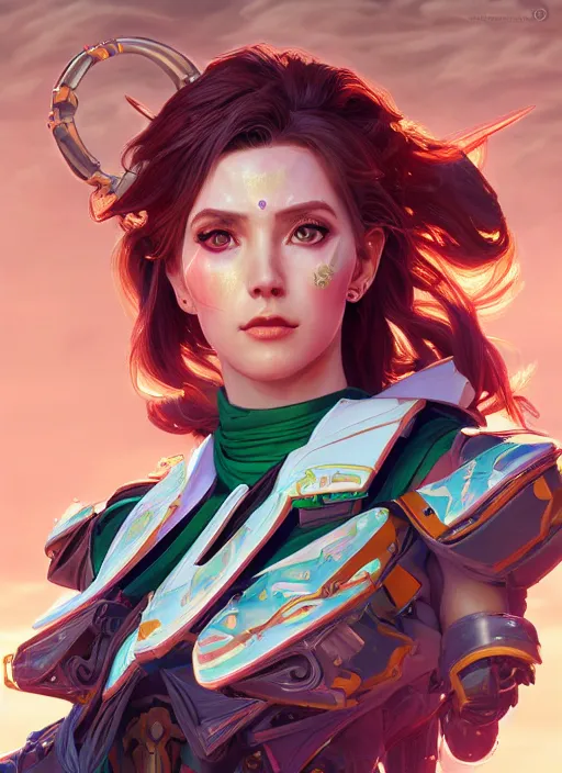 Image similar to asymmetry!! portrait of sailor jupiter alien in the style of horizon zero dawn, machine face, intricate, elegant, highly detailed, digital painting, artstation, concept art, smooth, sharp focus, illustration, art by artgerm and greg rutkowski and alphonse mucha, 8 k