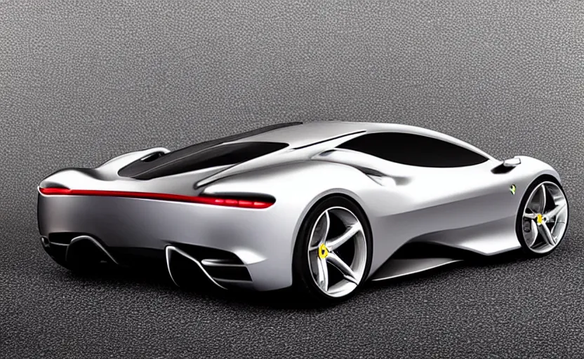 Image similar to “A 2050 Ferrari Concept, studio lighting, HYPER REALISTIC VFX SIMULATION, 8K”