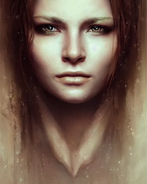 Image similar to portrait beautiful real woman as miloska venerahyper realistic face, beautiful eyes, fantasy art, in the style of greg rutkowski, intricate, hyper detailed, smooth