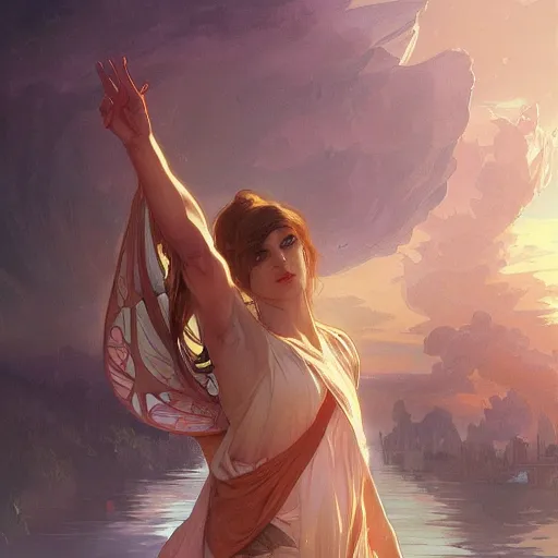 Prompt: the creation of arda, highly detailed, digital painting, artstation, illustration, art by artgerm and greg rutkowski and alphonse mucha