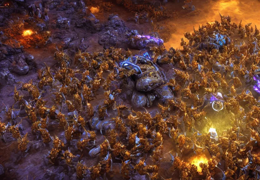 Image similar to zerg hive beautiful art uhd 4 k, artstation, hdr, 4 k, incredible detail, cinematic lighting, unreal engine 5