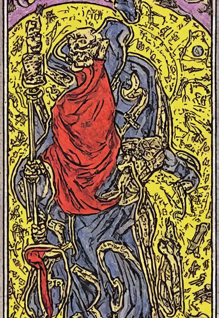 Image similar to Geoffrey Hintonas tarot Hierophant