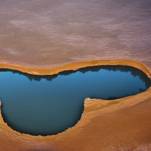 Image similar to a river being swallowed by day and night at the same time