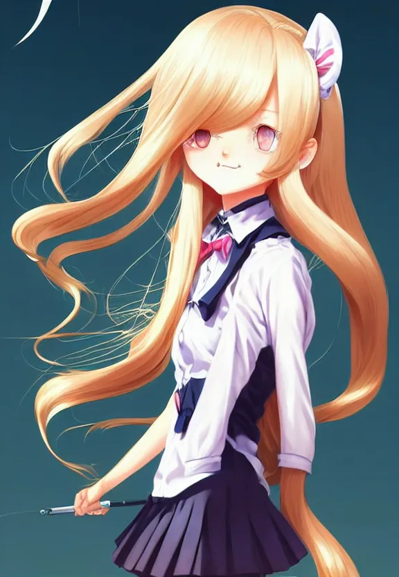 Prompt: cute rich demented prep school girl with long blonde hair happily setting cat aflame short silky hair velvet film occlusion shadow specular reflection rim light unreal engine artstation pinterest art by range murata and ilya kuvshinov intricate highly detailed 8 k illustration