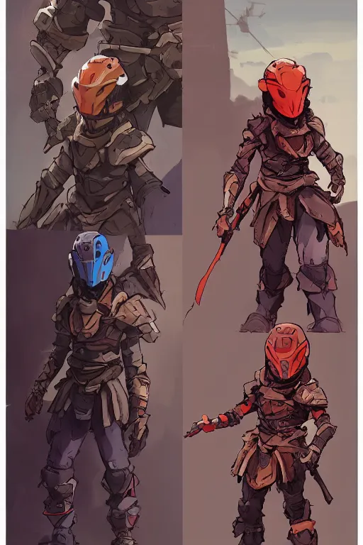 Image similar to combination suit armor aloy horizon forbidden west horizon zero dawn robot ninja mask helmet backpack tribal, art gta 5 comics, official fanart behance hd artstation by jesper ejsing, by rhads, makoto shinkai and lois van baarle, ilya kuvshinov, ossdraws radiating a glowing aura cgi rtx 2 0 2 2