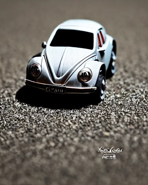 Prompt: an origami vw beetle by akira yoshizawa, realistic, very detailed, complex, intricate, studio lighting, bokeh, sigma 5 0 mm f 1. 4