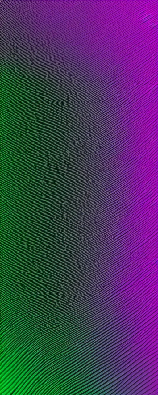 Image similar to a black background with a purple and green wave, a raytraced image by stanley twardowicz, behance, generative art, black background, matte background, smokey background