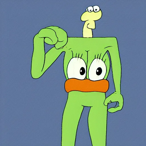 Prompt: big buff 6 pack squidward from spongebob squarepants